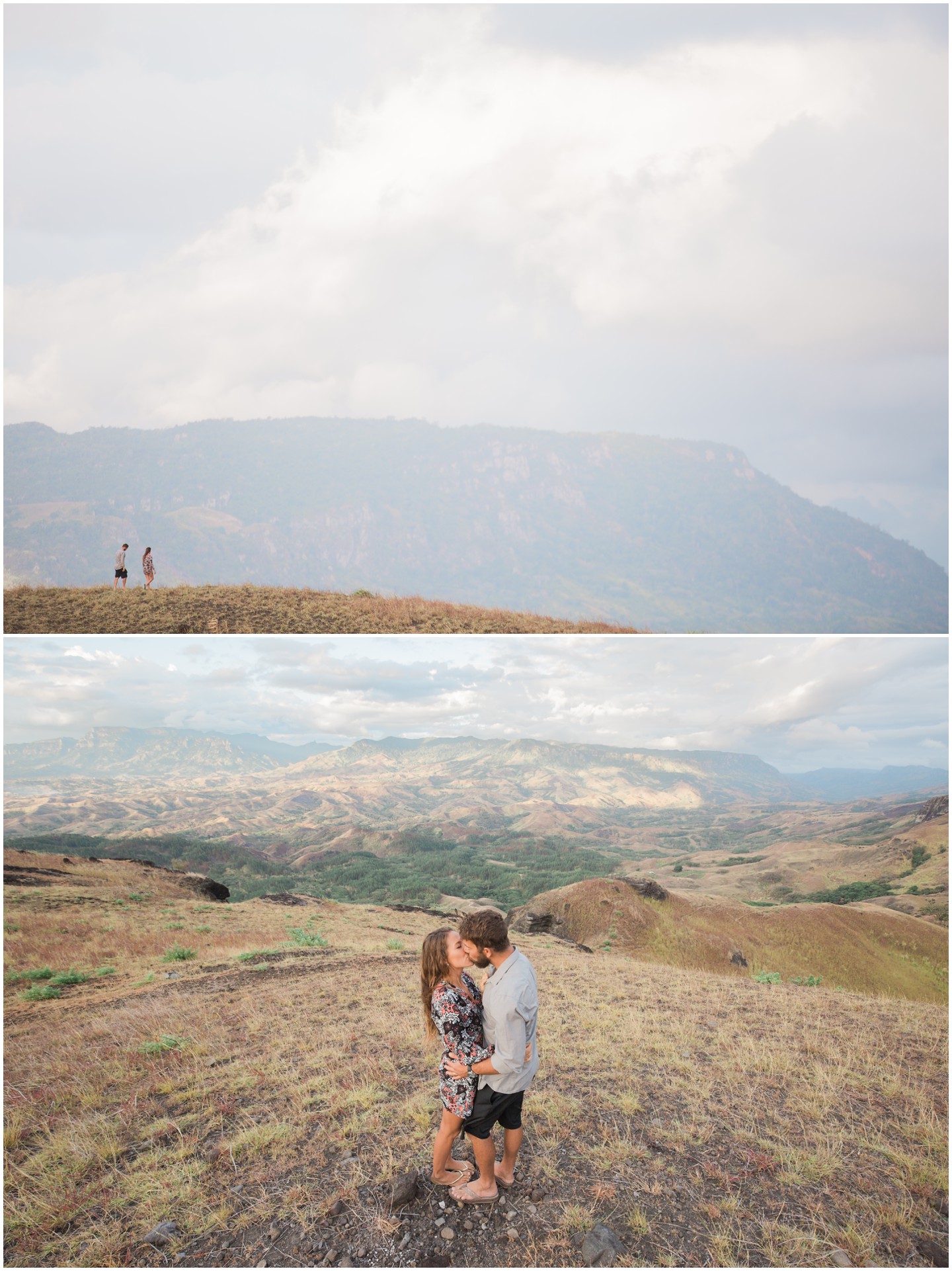 Landscape Photo of a couple in the Fiji Highlands