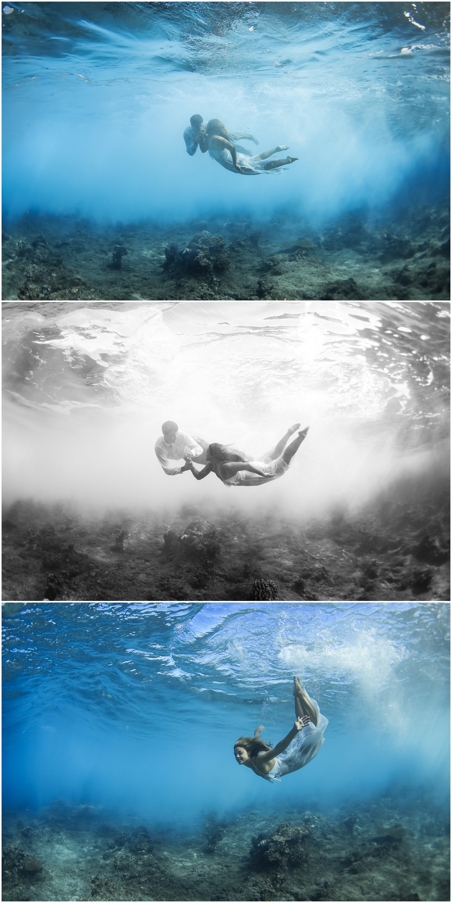 Underwater Romance Fiji Underwater Portrait Session