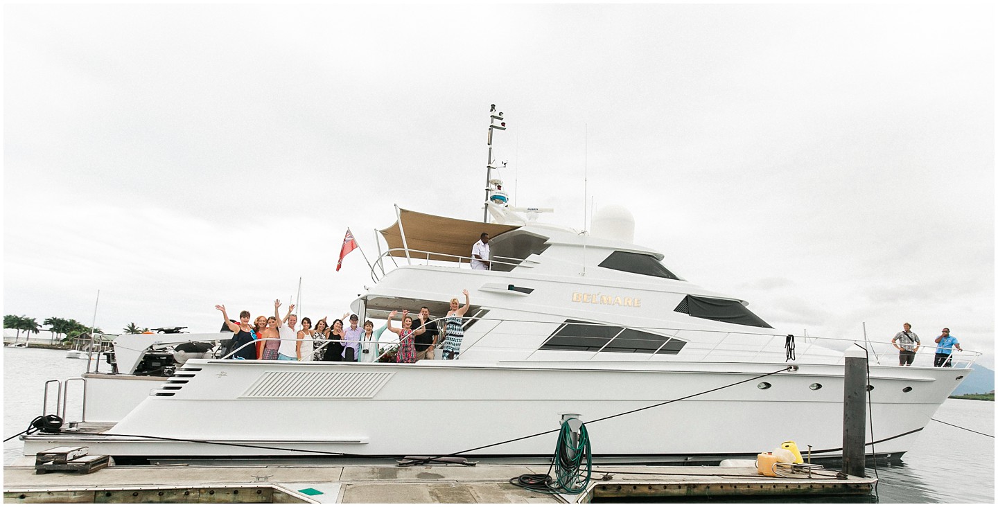 Fiji Yacht Wedding Bel'Mare