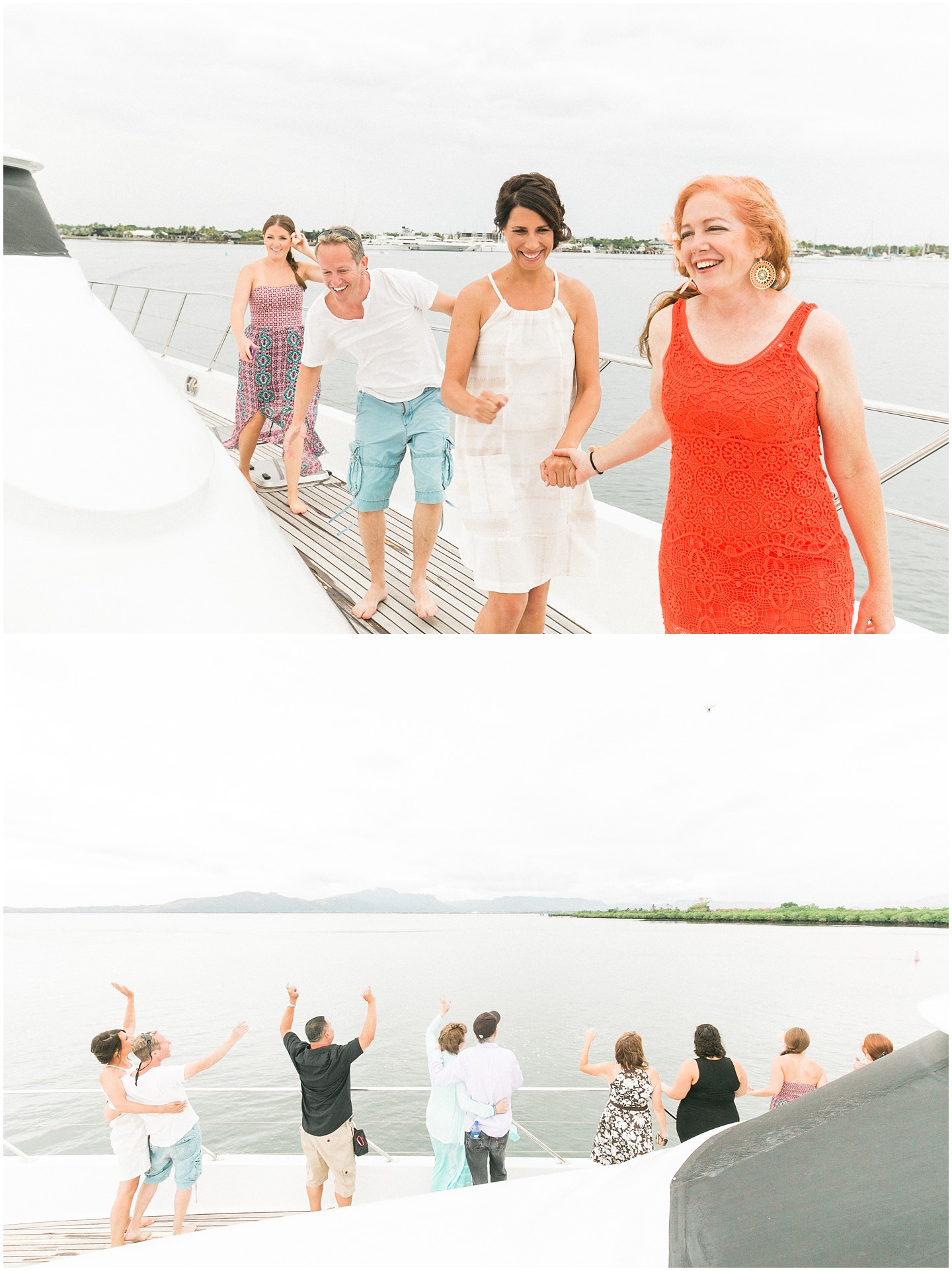 Fiji Yacht Wedding Bel'Mare guests
