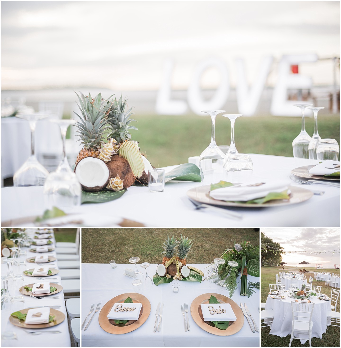 Fiji Wedding Reception details
