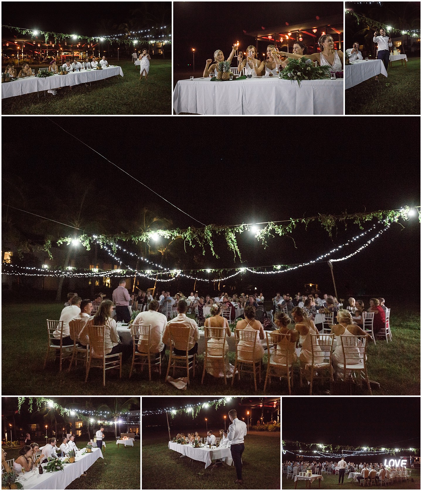 Fiji wedding reception toasts