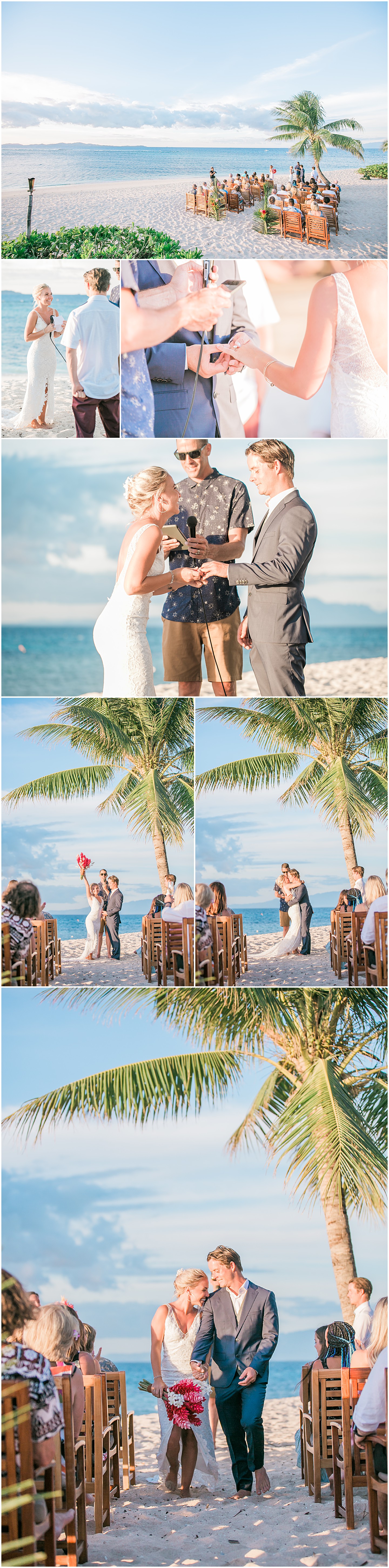 Tavarua Island Resort Wedding ceremony