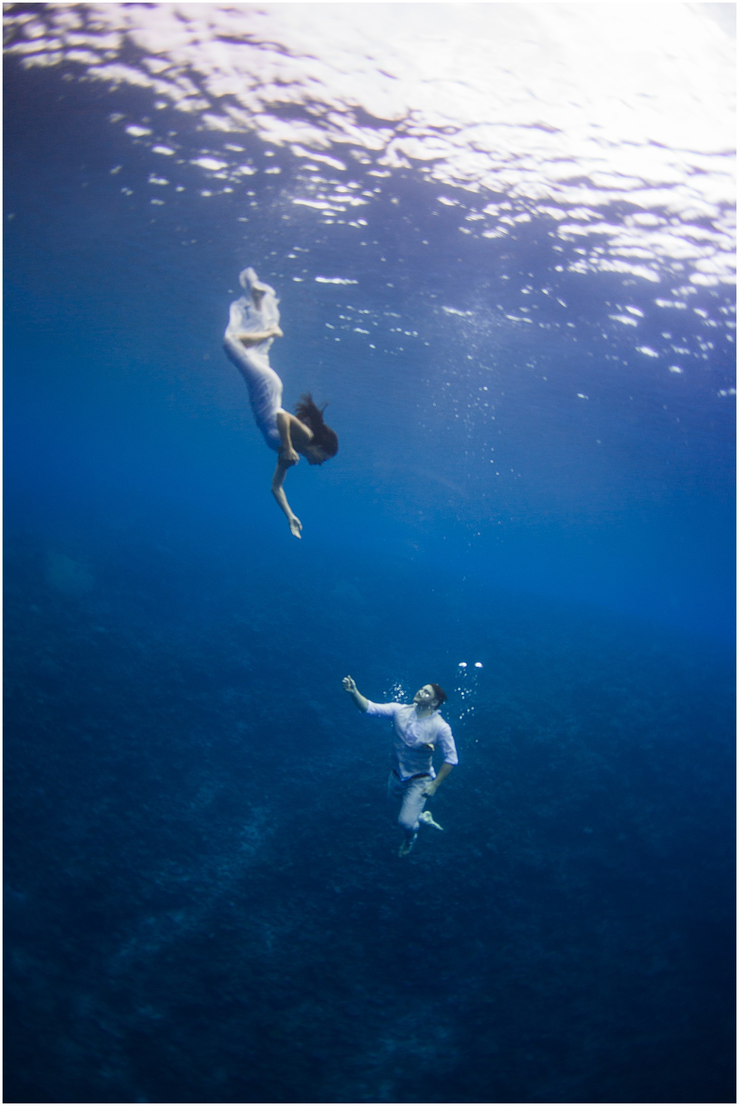 Deep Ocean Underwater Portrait Session